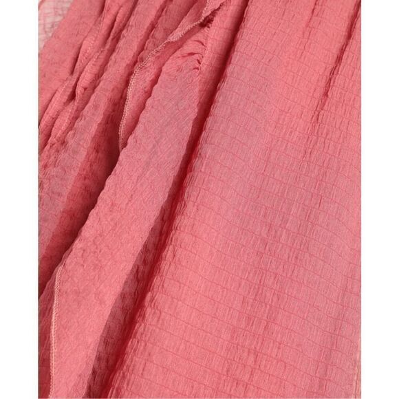 NWT Lulus Airy Aura Rusty Rose Strapless Ruffled High-Low Dress Size XS - Picture 11 of 13